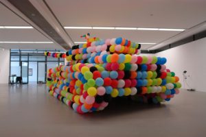 German Panther Tank made from balloons
