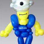 The Minion made by balloon artist, Dale Obrochta