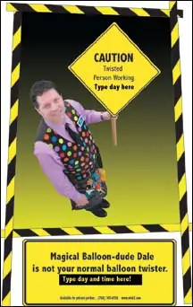 Caution Poster